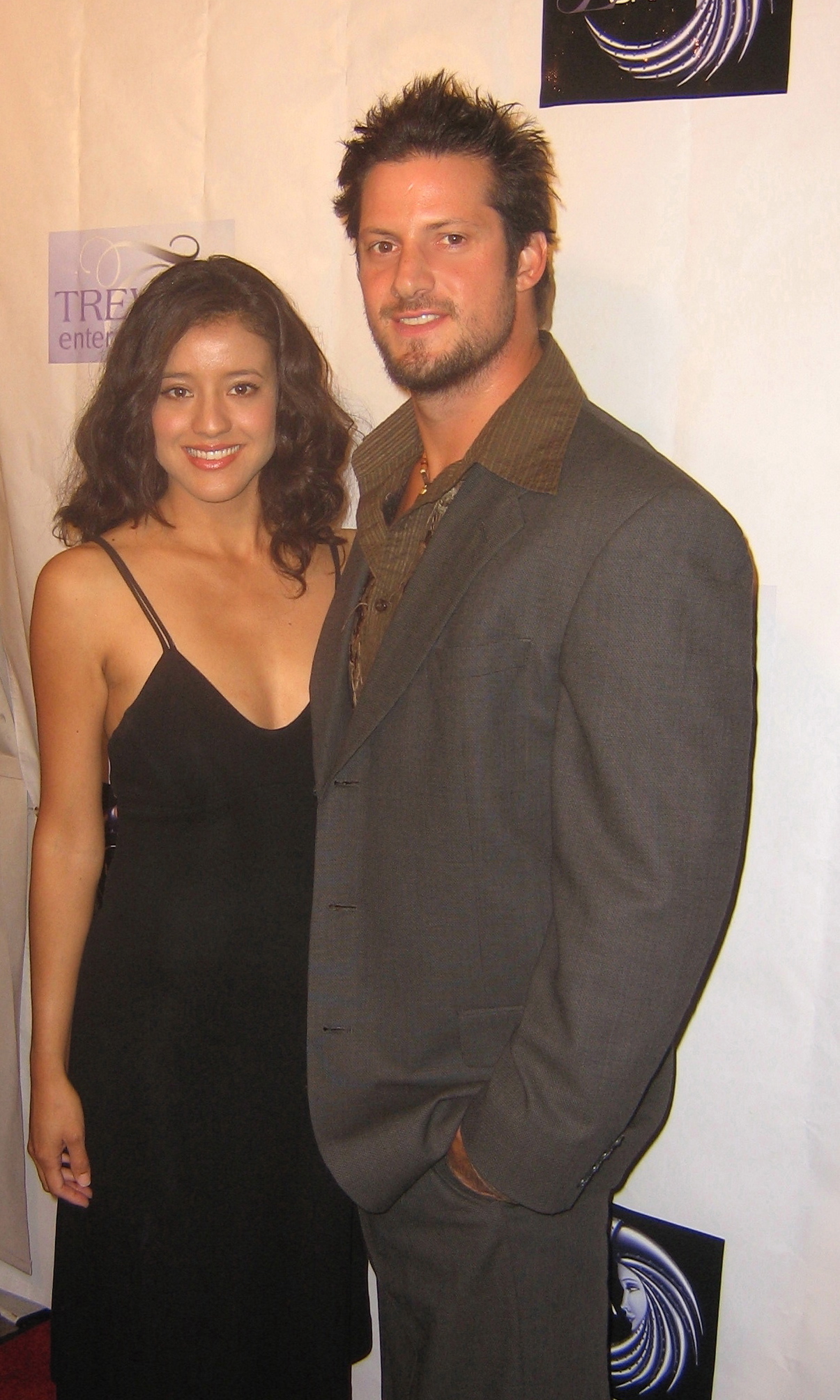David Rountree with wife Rosie Garcia at the ALMA Awards in Los Angeles