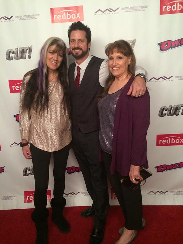 Emmy Winner Solange S. Schwalbe, MPSE, Director David Rountree, and Christina Horgan, MPSE at the CUT! Premiere
