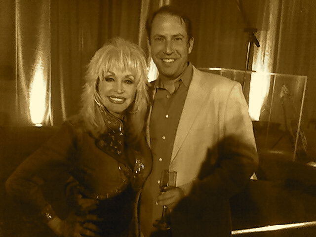 Dolly Parton & Henri Kessler, Miramax Oscar party in LA, March 2006