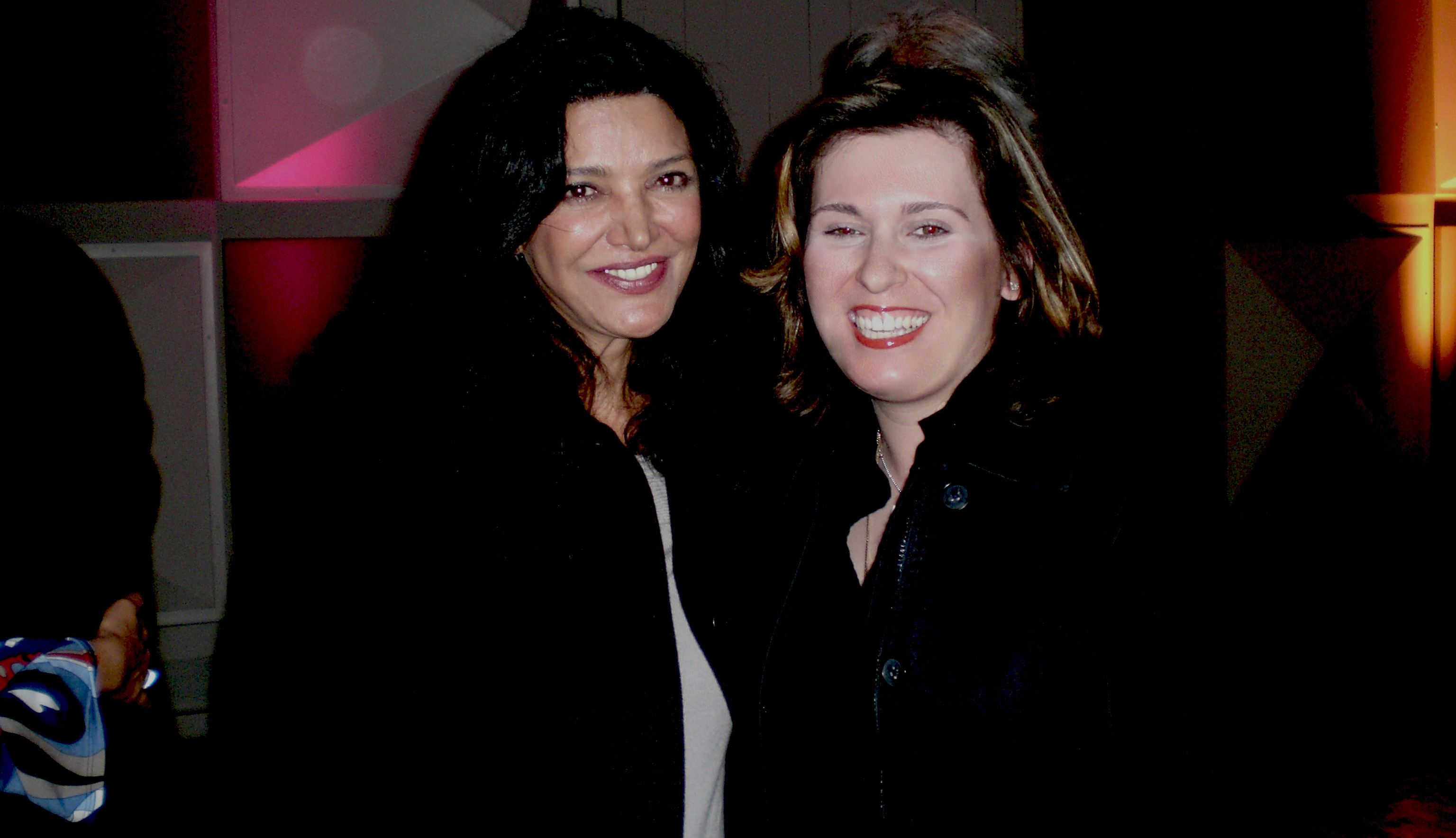 Farnaz Samiinia and Shohreh Aghdashloo at the screening of the movie 