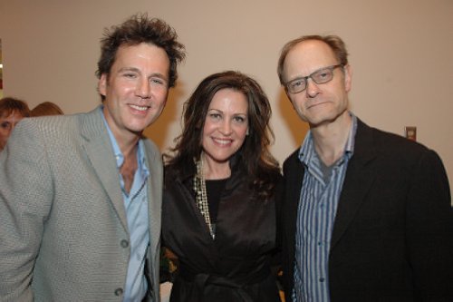 David Millbern, Sandra Staggs, David Hyde Pierce at the Actors Fund Fundraiser