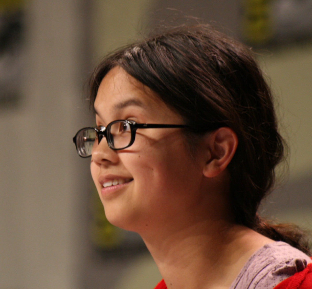 Charlyne Yi, part of the Apatow posse promoting Superbad at Comic-Con 2007 (even though she isn't in it).