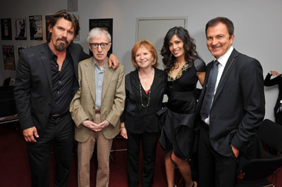 Woody Allen, Josh Brolin, Letty Aronson, Edward Walson and Freida Pinto