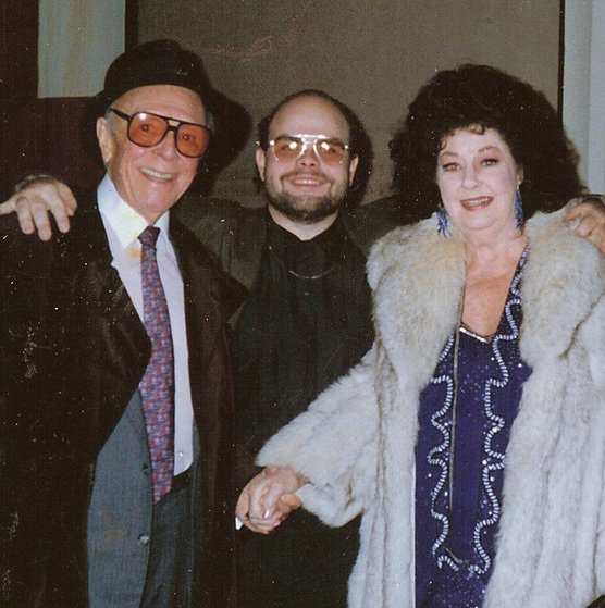 Thomas R. Bond II with friends, director George Sidney and actress Virginia O'Brien at the MGM 75th Anniversary.