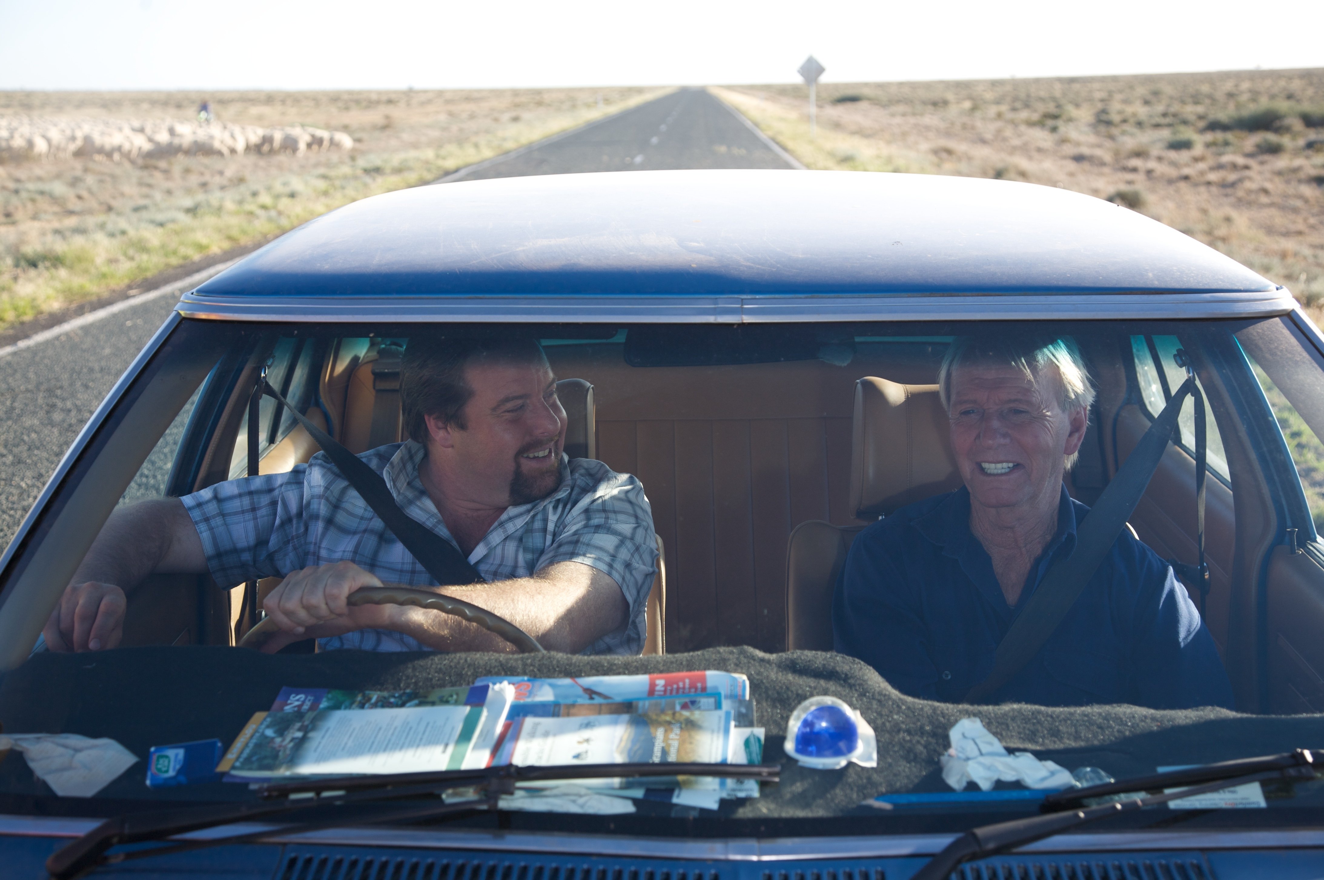 Paul Hogan and Shane Jacobson in Charlie & Boots (2009)