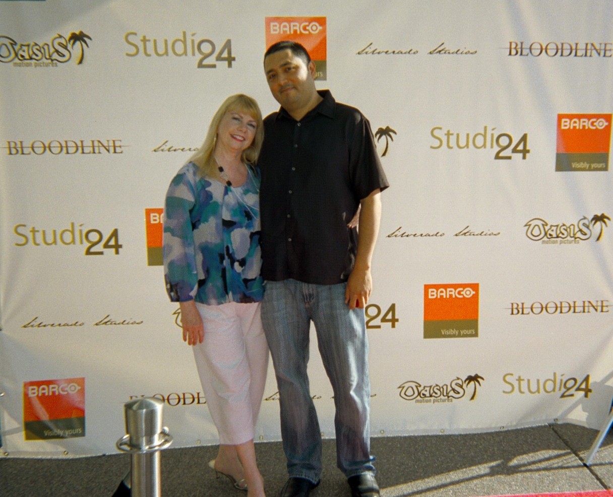 Filmmaker Jill Marie McMurray and Cinematographer John Alexander Jimenez at the Bloodline premiere June 24, 2011