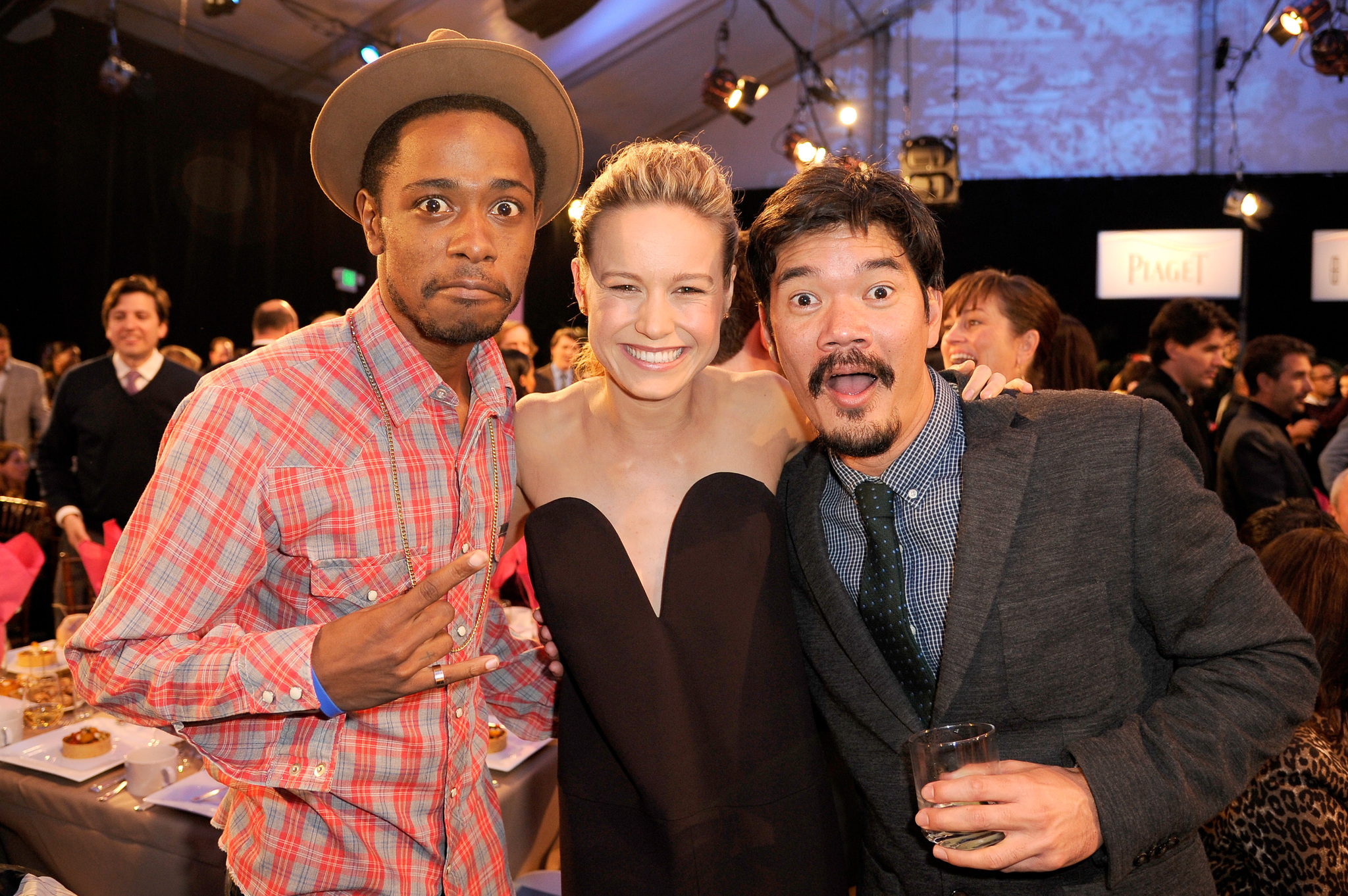 Brie Larson, Destin Daniel Cretton and Keith Stanfield