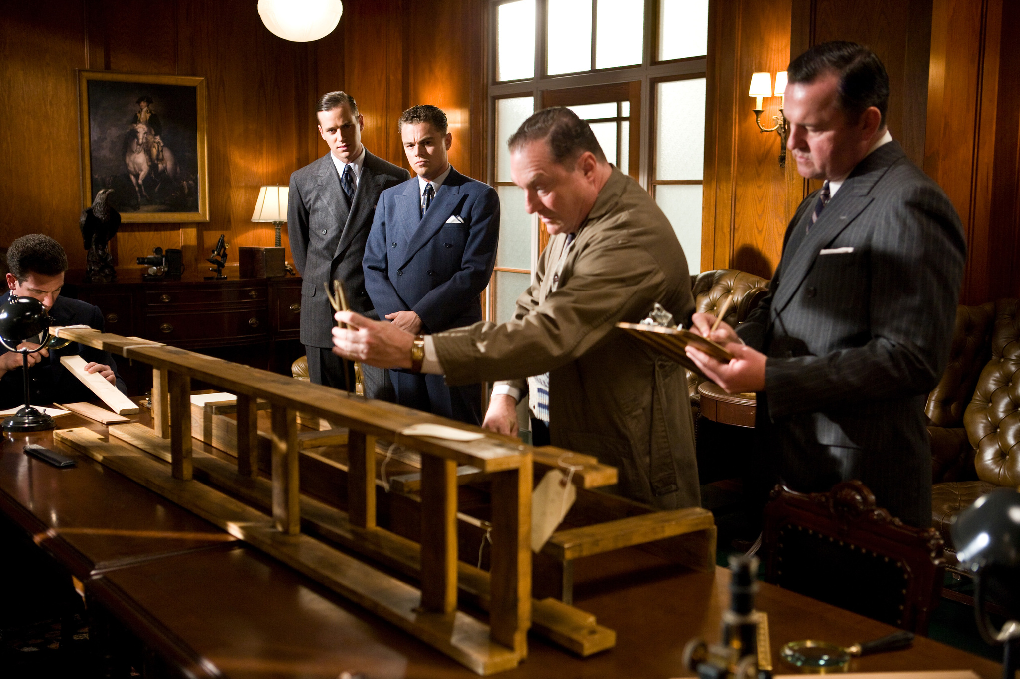 Still of Leonardo DiCaprio and Armie Hammer in J. Edgar (2011)