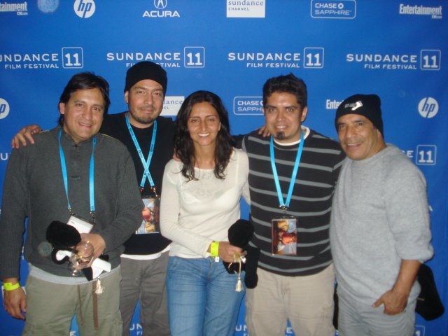 With Diego Jimenez, Carlos Moreno, Diego Ramírez and Alvaro Rodriguez at Sundance for 