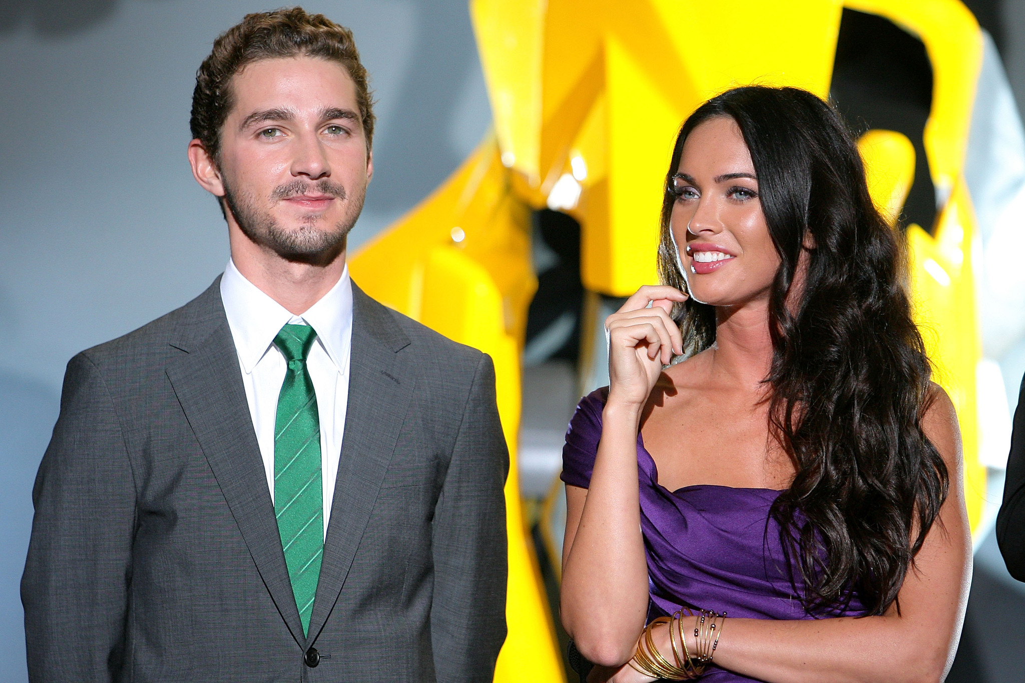 Shia LaBeouf and Megan Fox at event of Transformers: Revenge of the Fallen (2009)