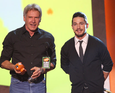 Harrison Ford and Shia LaBeouf at event of Nickelodeon Kids' Choice Awards 2008 (2008)