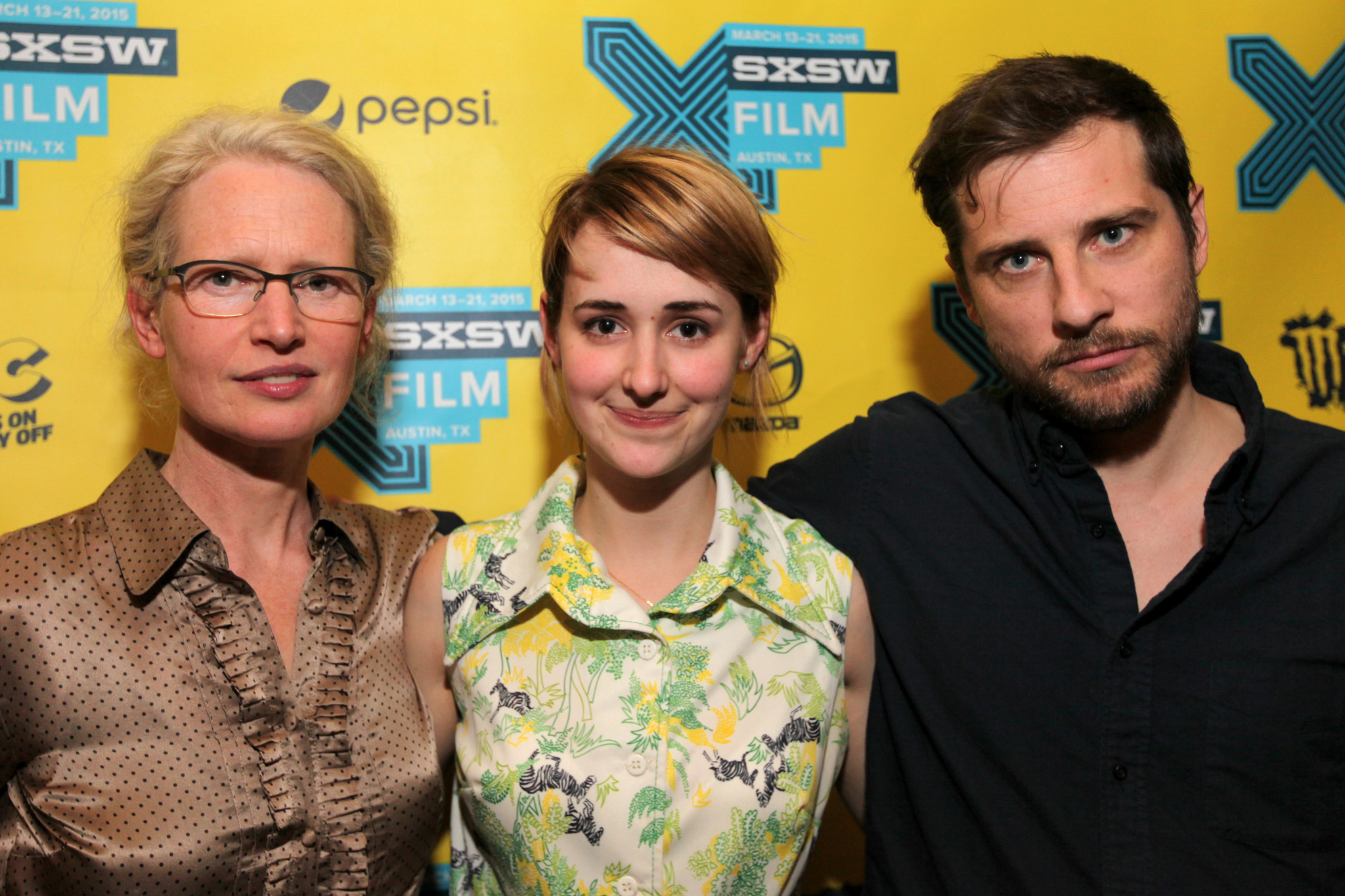 Alison Bagnall, Kentucker Audley and Joslyn Jensen at event of Funny Bunny (2015)