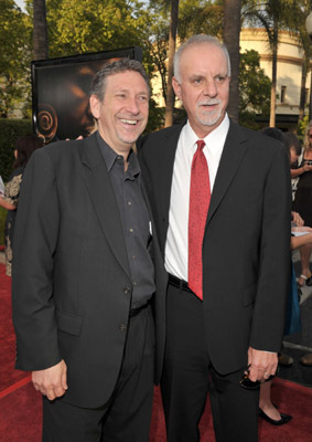 Russ Krasnoff and Steve Lopez at event of The Soloist (2009)