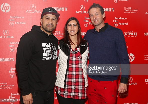 Director Tony Vainuku, Co-Director/Producer Erika Cohn, and Sundance Film Festival Director of Programming Trevor Groth.