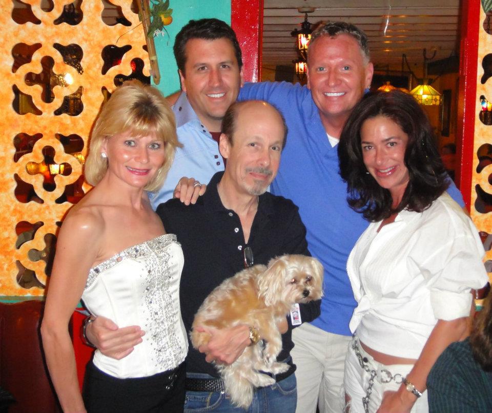 Julia Gayle CEO HappyEvents, Robert Gordon Spencer, Barton Goldsmith LA Radio Personality, Best-Selling Author and psychotherapist and syndicated columnist and Claudia Wells, Back To The Future, & John Johnston Producer, Talk Show Host, & Friend.