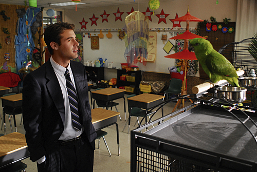 Still of James Wolk in Front of the Class (2008)