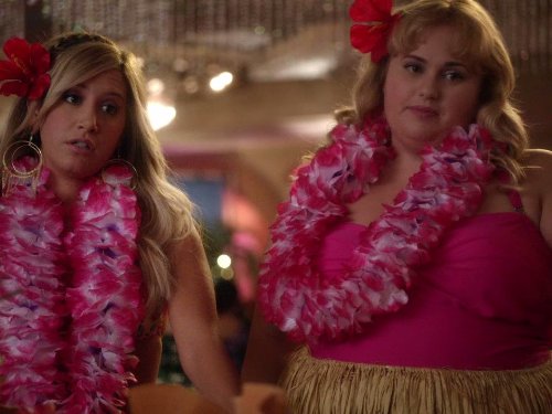 Still of Ashley Tisdale and Rebel Wilson in Super Fun Night (2013)