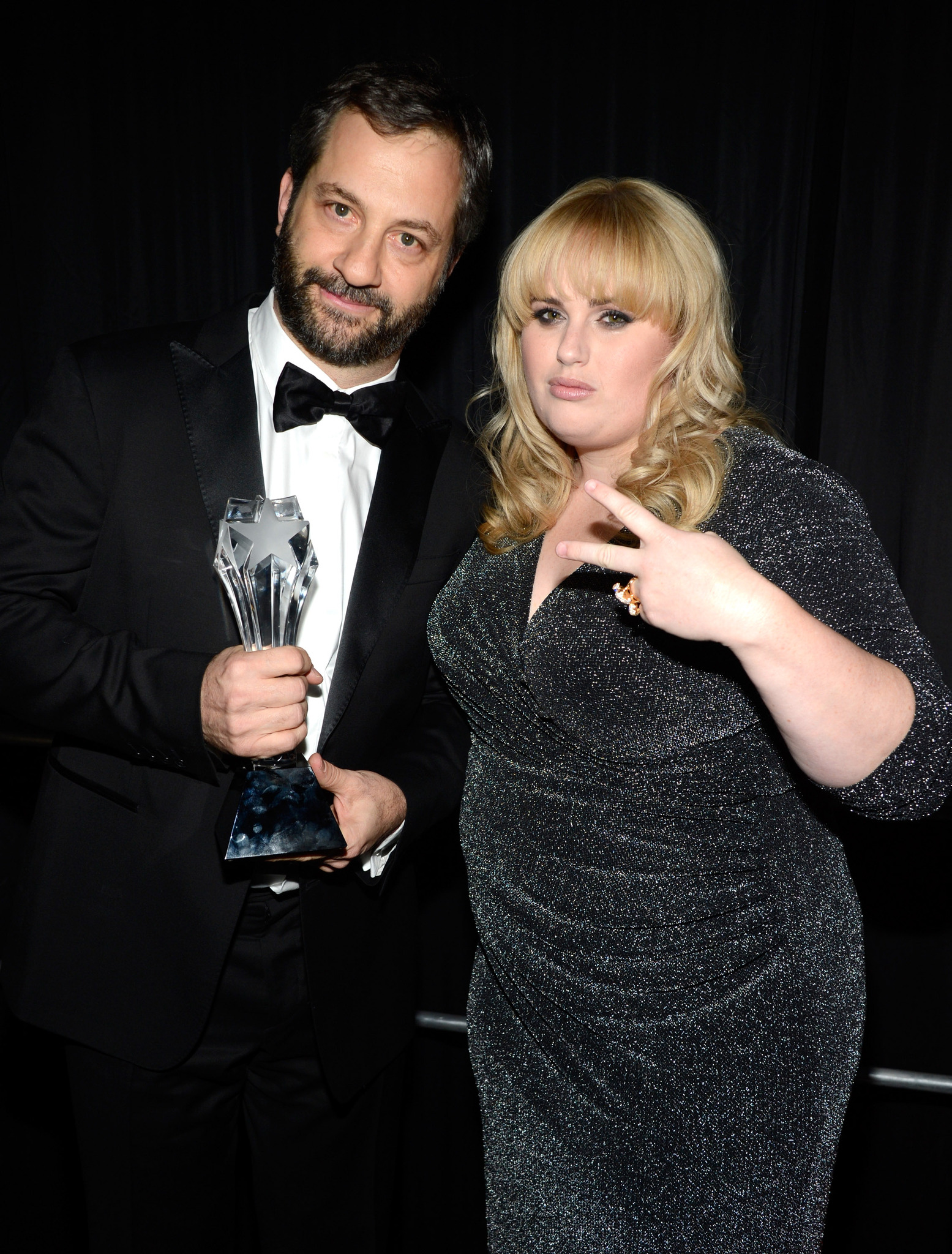 Judd Apatow and Rebel Wilson