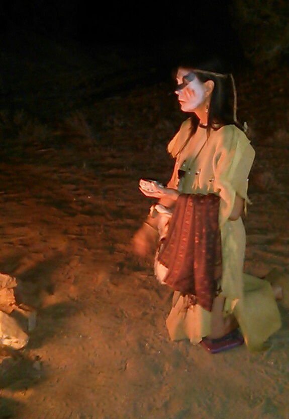 Production Still The Shaman and the Escapee a Short Carla-Rae as the Shaman