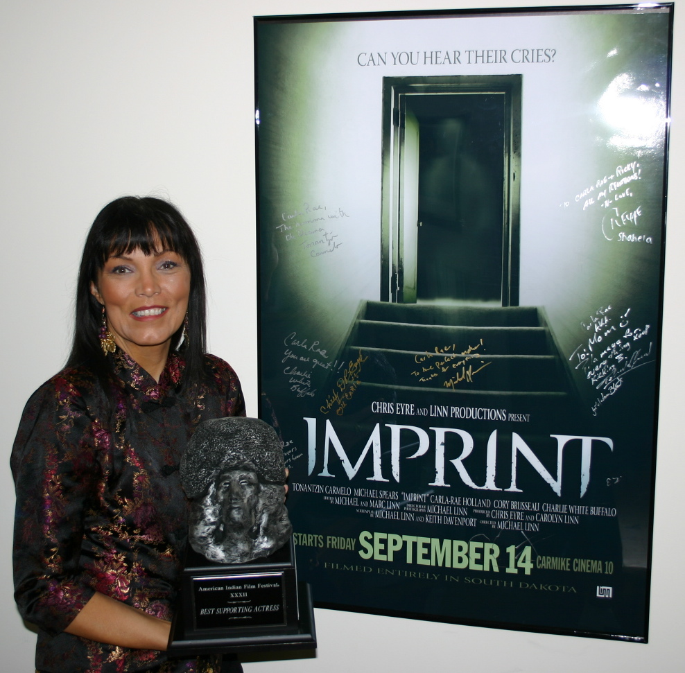 Carla-Rae and Best Supporting Actress Award, American Indian Film Institute
