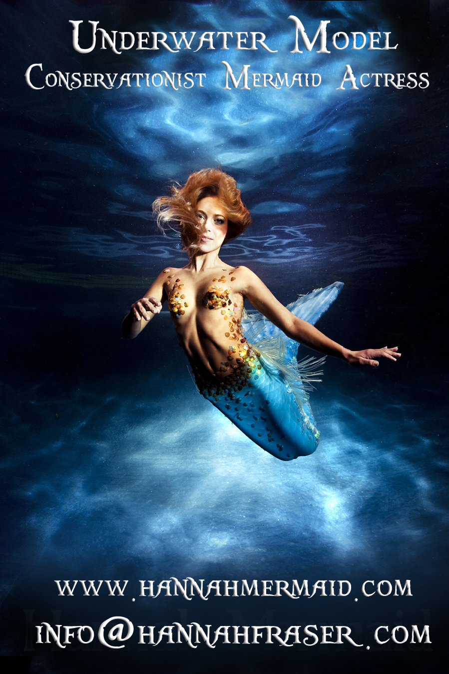 Hannah Fraser Underwater Actress - Mermaid