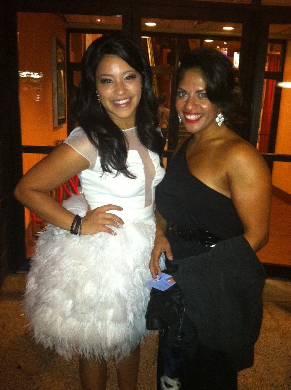 Diana Castrillon and Gina Rodriguez at 