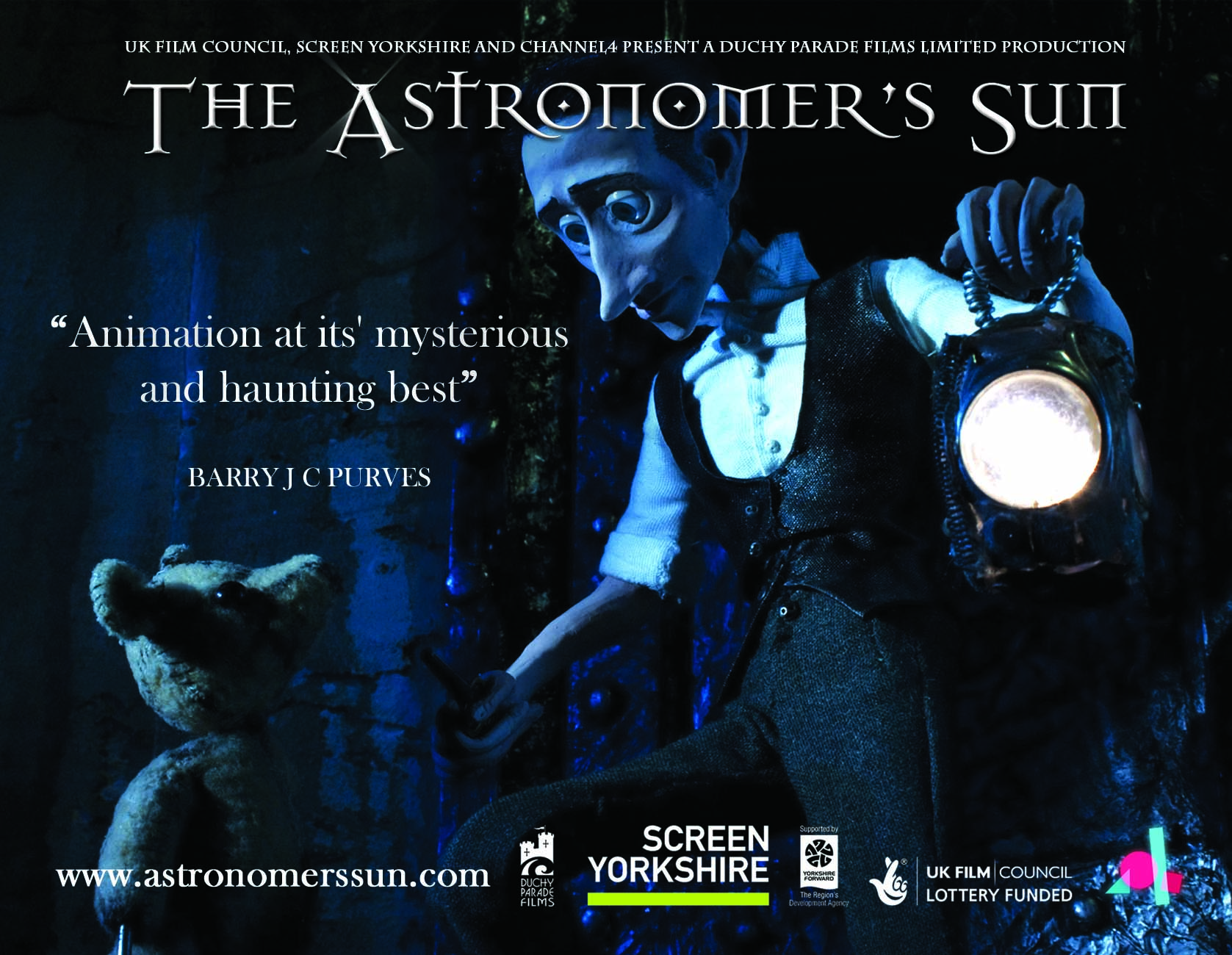 The Astronomer's Sun - stop motion animation. Produced by Duchy Parade Films Ltd, 2010