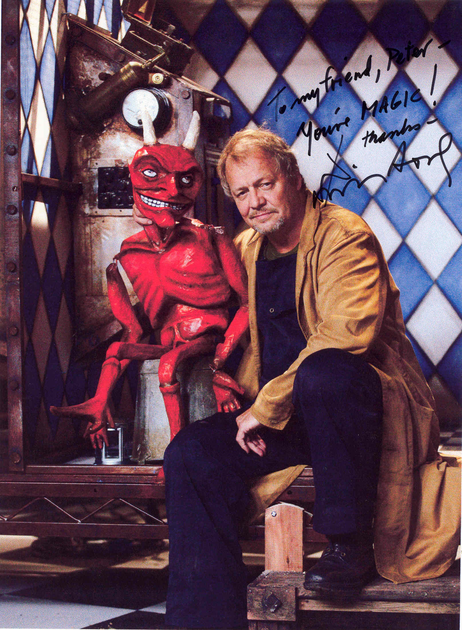 Actor David Soul from The Dark Lantern - Duchy Parade Films commission for ITV (UK) Producer