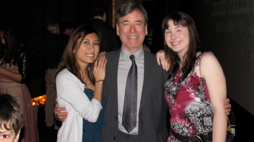 Left to right: Yinique Myo-Flores, Steve Dakota, Haley Hicks, premiere, The Golden Tree, Del Oro Theater, Grass Valley, Calif.