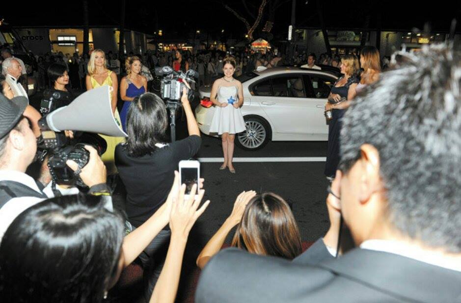 Annabelle Roberts arriving at the 5th annual Eurocinema/Hawaii International Film Festival awards.