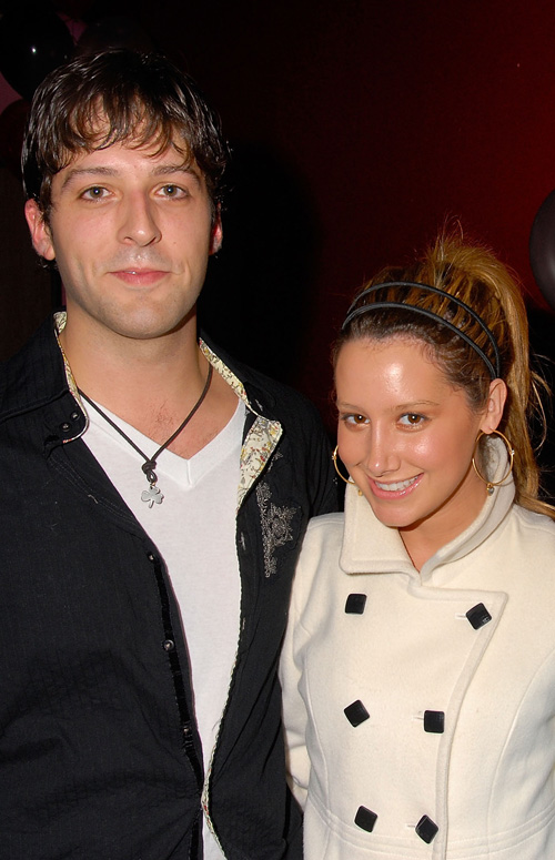 Cyrus Alexander and Ashley Tisdale at the opening of, 
