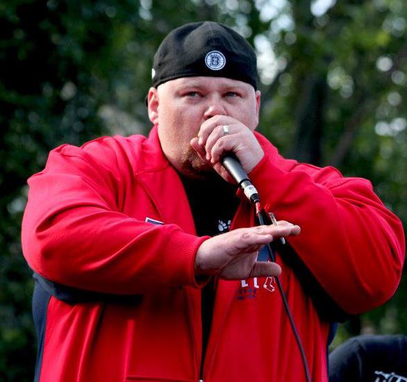 Dickie Skinz Performing Freedom Rally