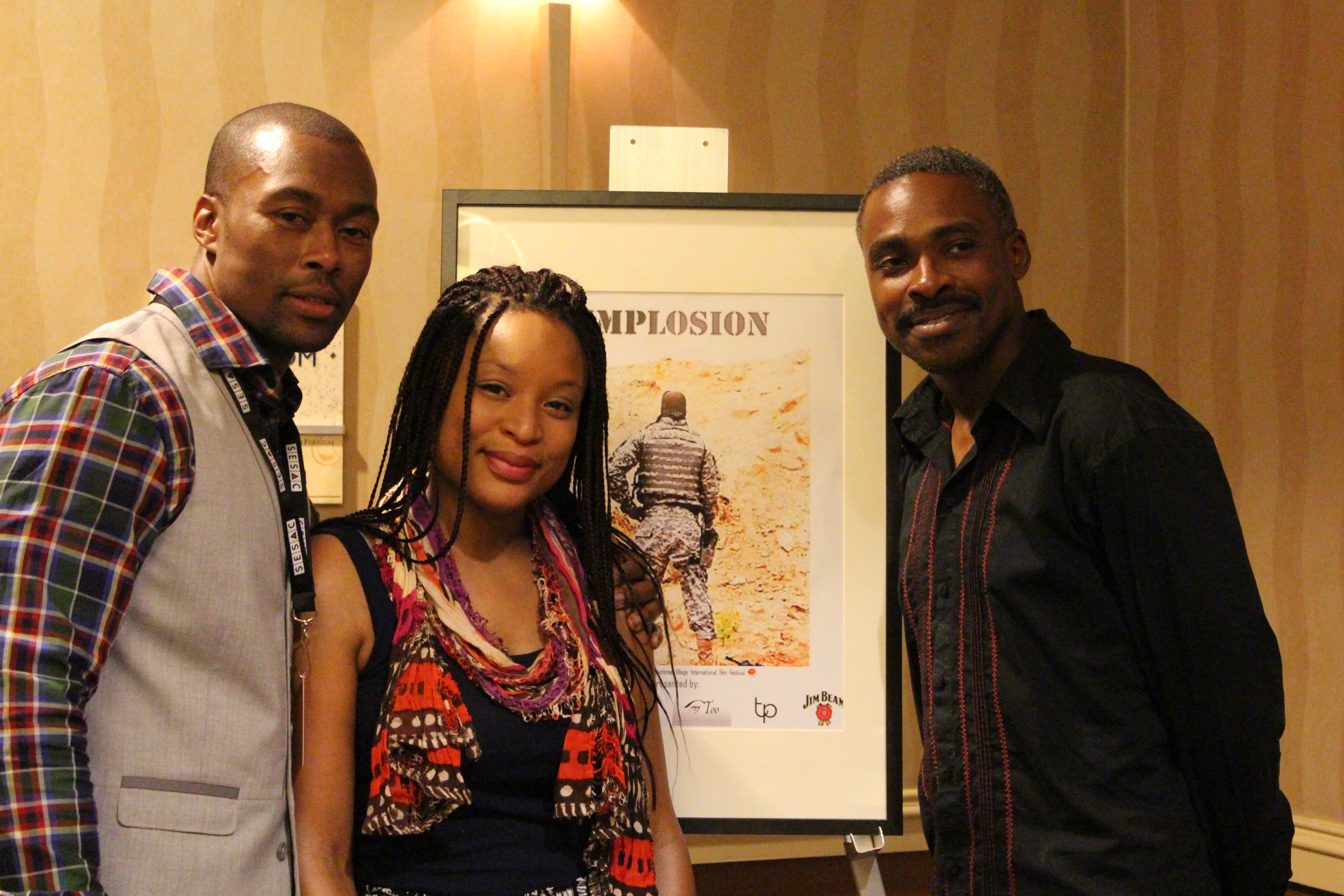 Hajji Golightly with Crystle Roberson, and Matthias Saunders