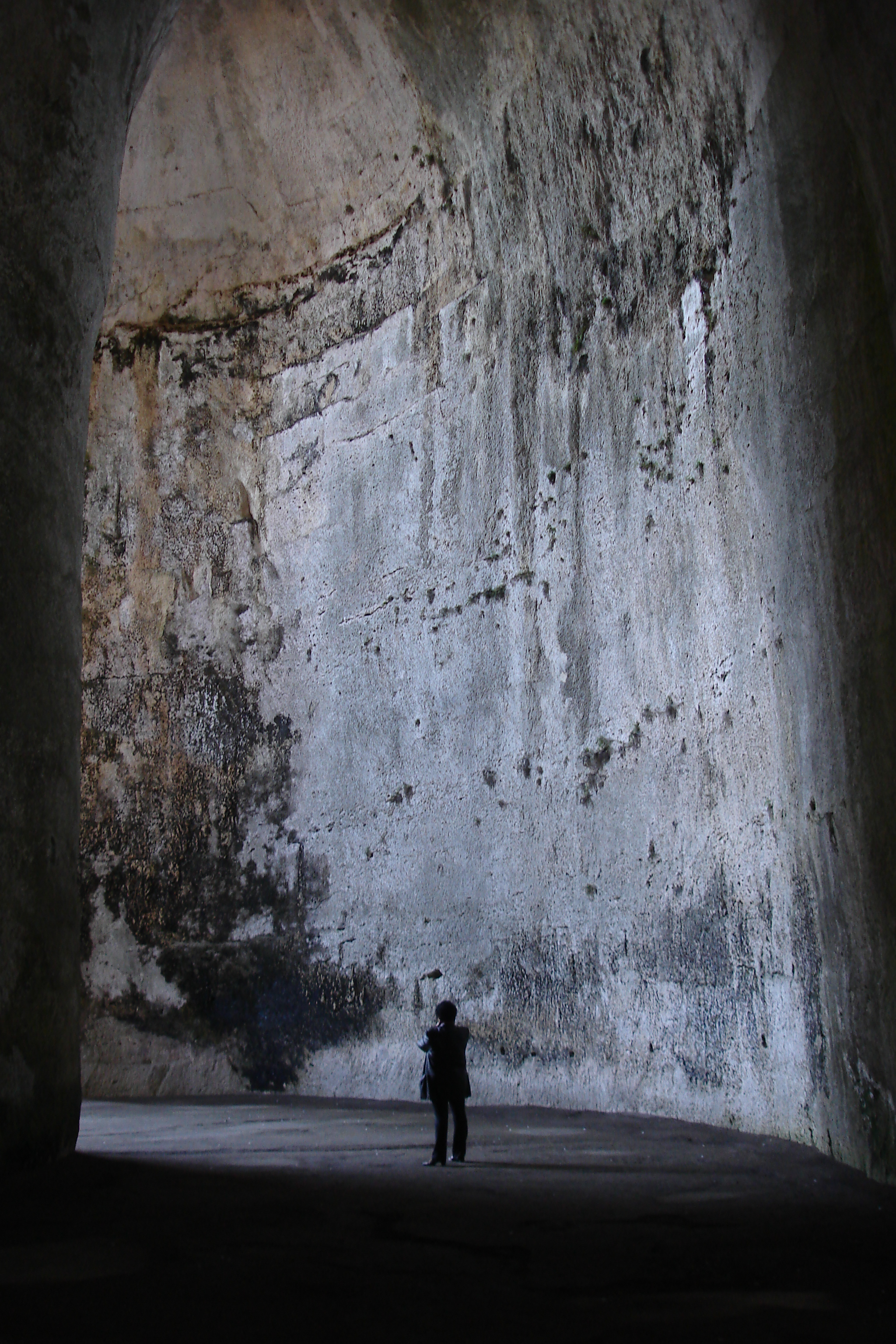 A SICILIAN ODYSSEY Director Jenna Maria Constantine, on location, in the Orecchio di Dionisio...the 