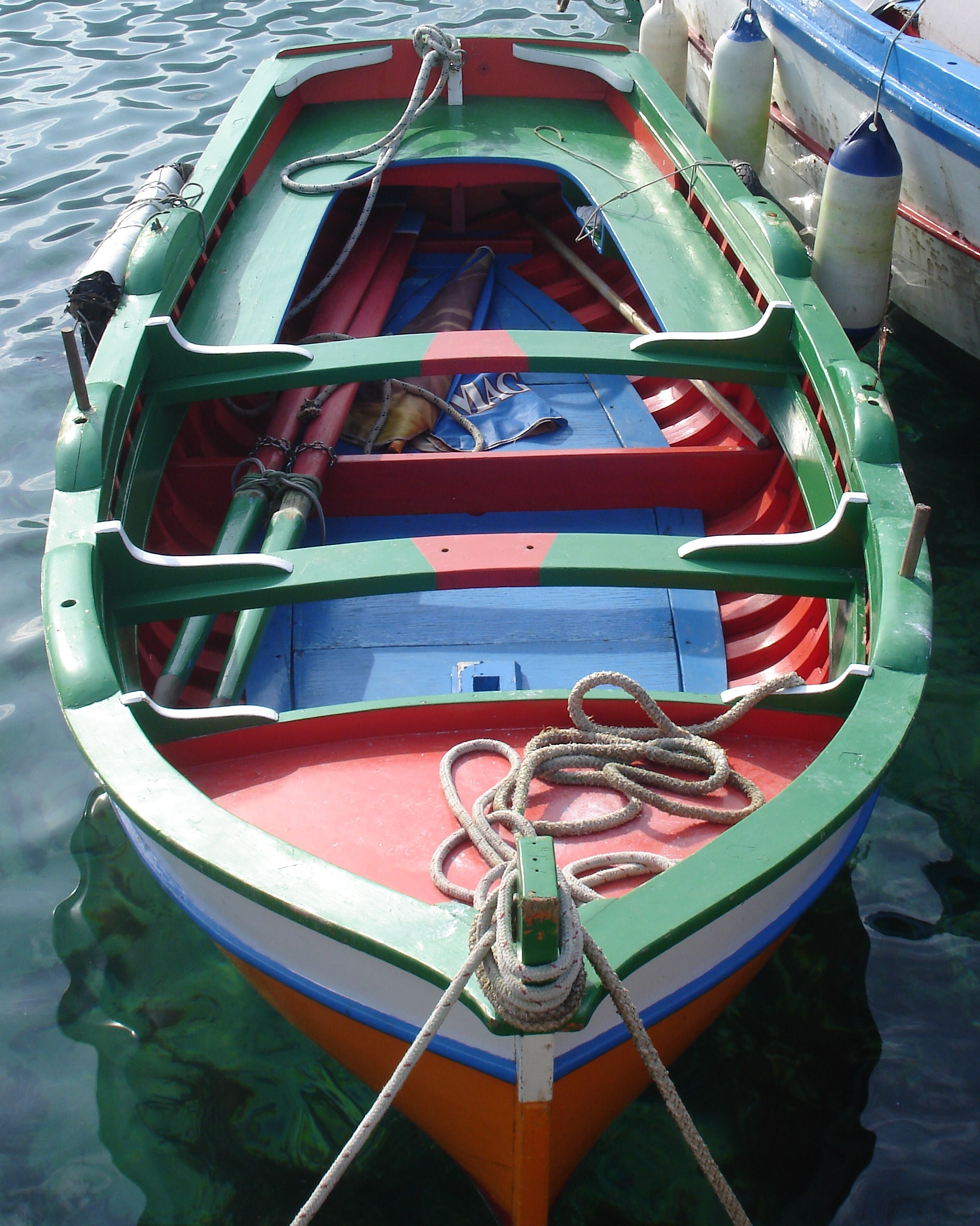 A SICILIAN ODYSSEY Director Jenna Maria Constantine's favorite and beloved Sicilian boat, discovered on location in Sferracavallo, Sicily