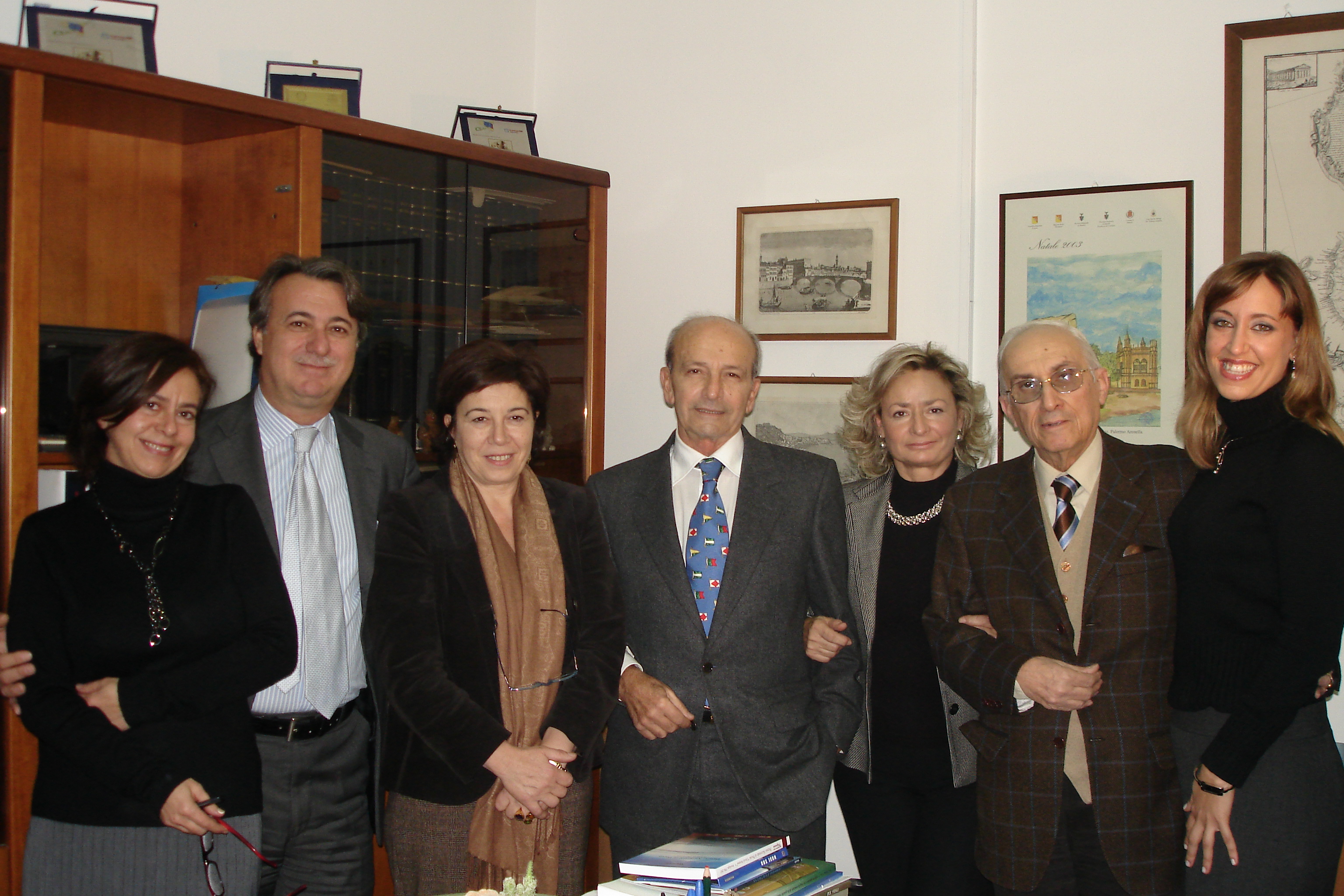 A SICILIAN ODYSSEY on location in the Office of the President of Ce.FO.P in Palermo, Sicily, featured in A SICILIAN ODYSSEY