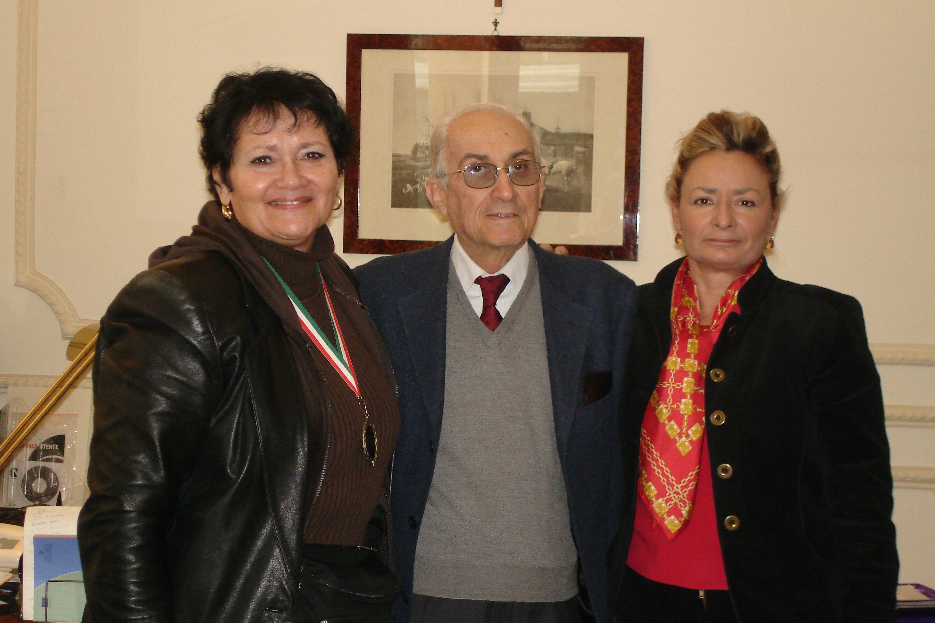 A SICILIAN ODYSSEY Director Jenna Maria Constantine on location in Palermo, Sicily with CE.FO.P. President Antonino Perricone and Director Giovanna Parlagreco featured in A SICILIAN ODYSSEY