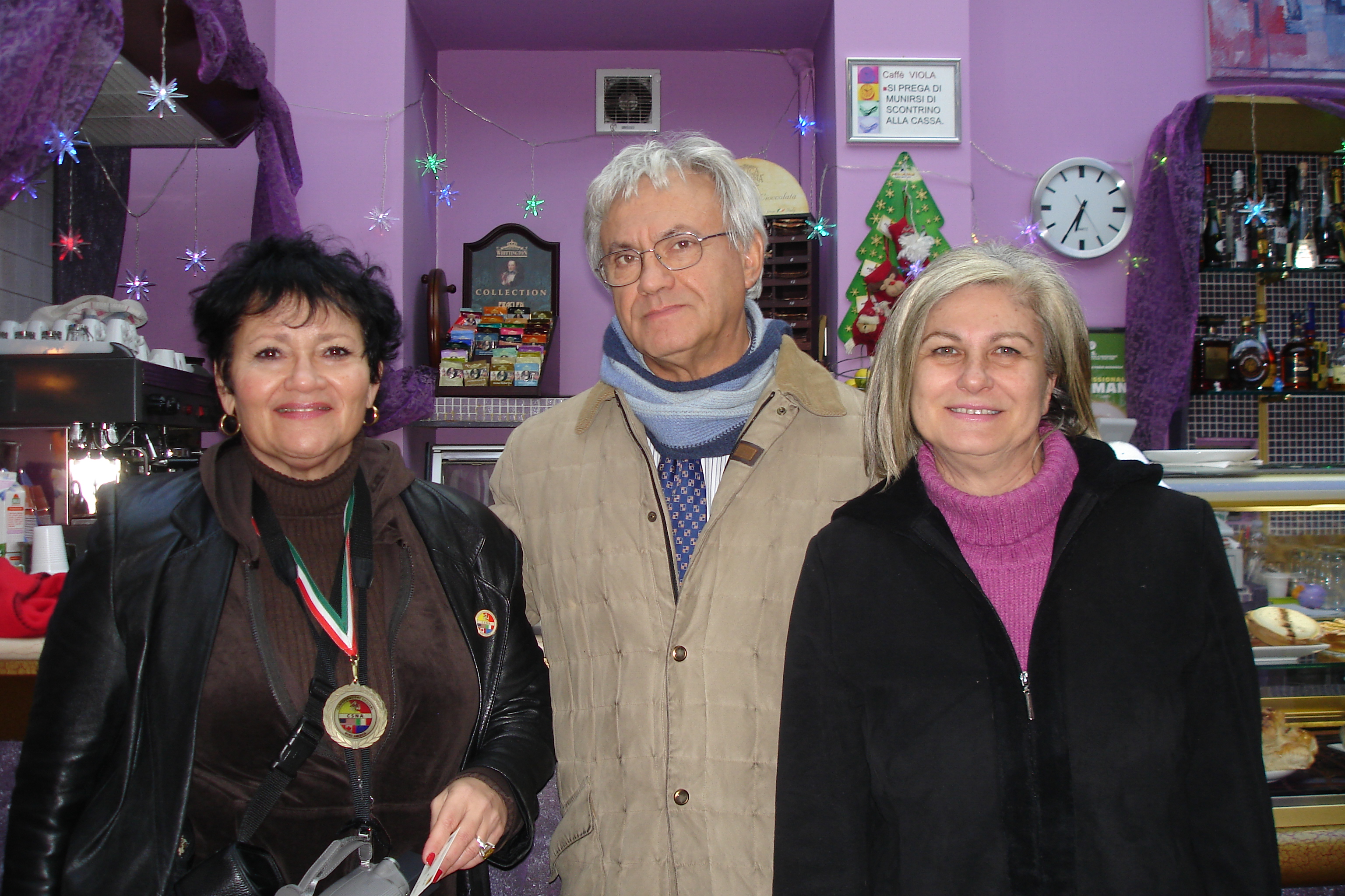 A SICILIAN ODYSSEY Director Jenna Maria Constantine on location in Siracusa, Sicily with Dott. Domenico Mirabella, Director of the Office of Tourism and his wife