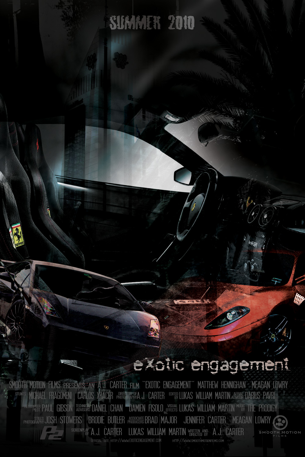Exotic Engagement. Official film poster. Written & Direct by A.J. Carter 2009
