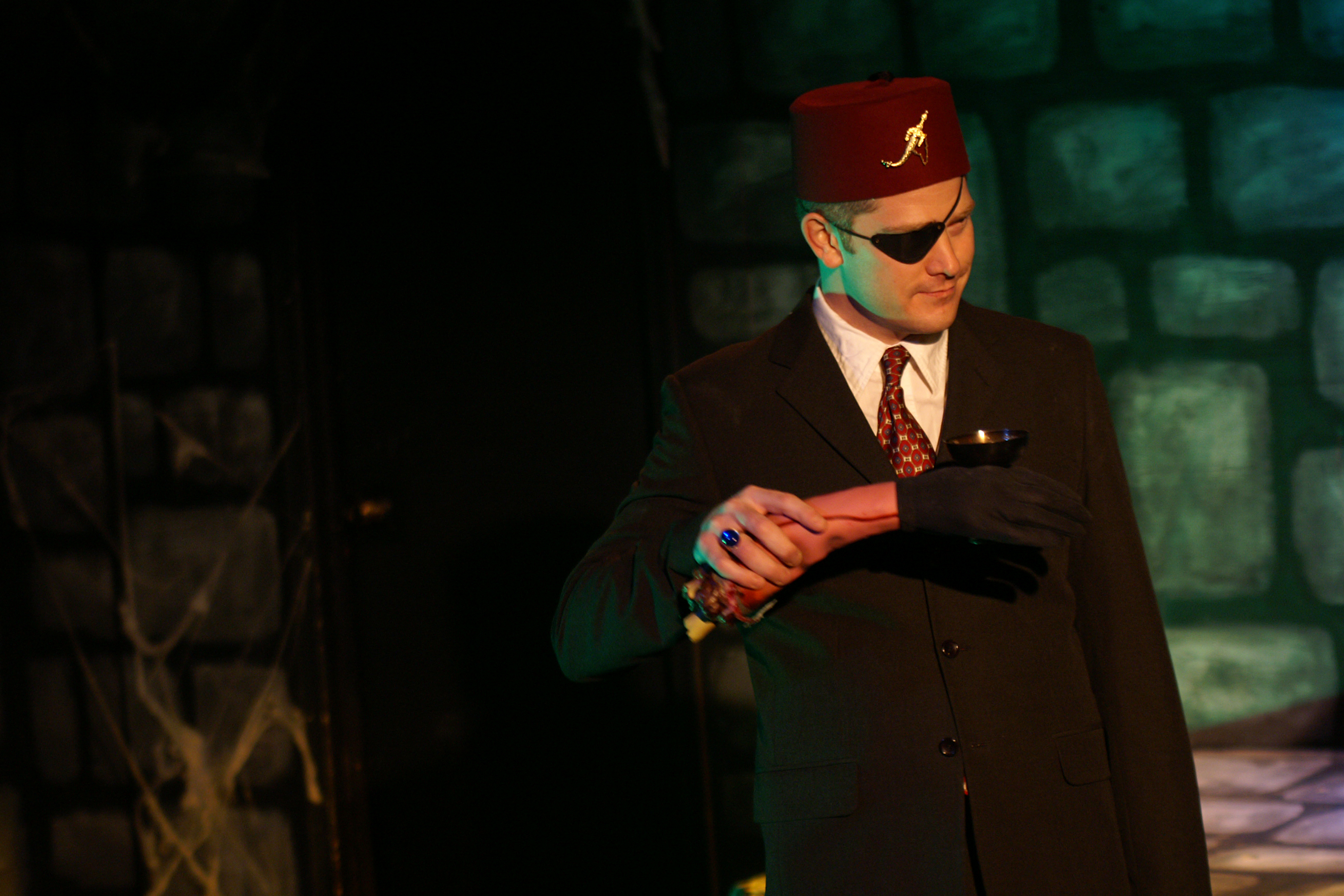 Simon C. Hussey as Professor Peabody Simms in Dead Ends IV: Castle Badenoch.