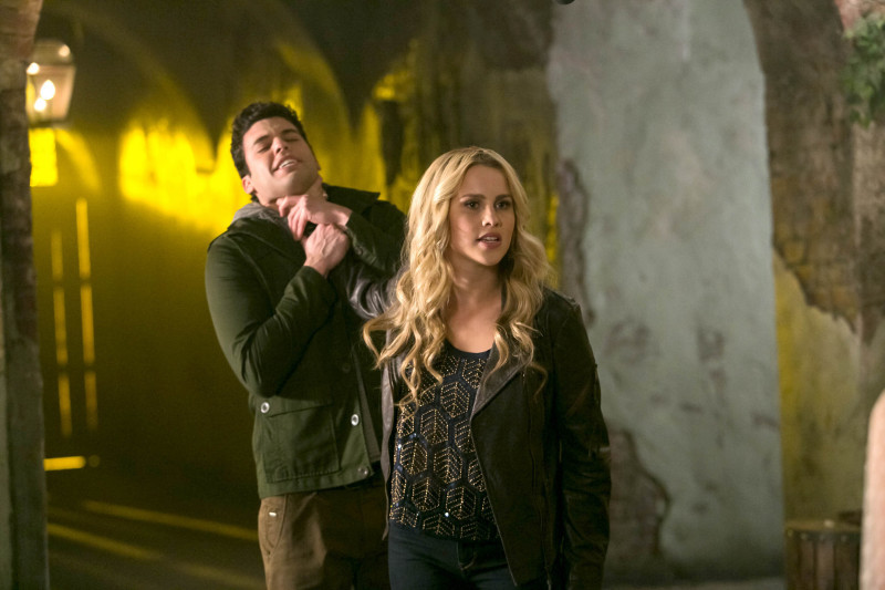 Still of Claire Holt and Steven Krueger in The Originals (2013)