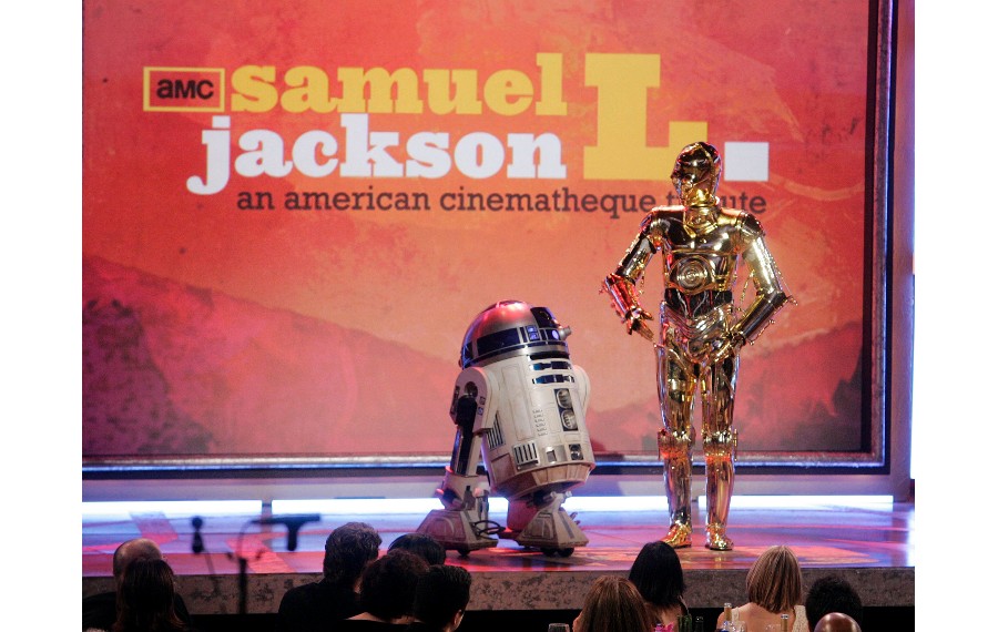 Still of Chris F. Bartlett as C-3PO for the 23rd Annual American Cinematheque Award Ceremony Honoring Samuel L. Jackson - The Beverly Hilton Hotel - Beverly Hills, CA. USA