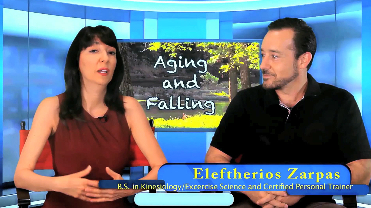 Dr. Luciana and her guest speaker on the Dr. Luciana Show - Aging and Falling