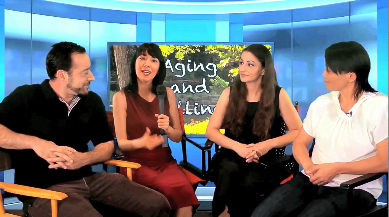 Dr. Luciana and her guest speakers on the Dr. Luciana Show - Aging and Falling