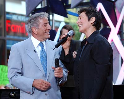 Tony Bennett and k.d. lang