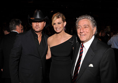 Tony Bennett, Faith Hill and Tim McGraw