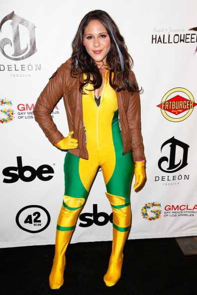 Ashley Holliday attends Fred & Jason's Annual Halloweenie Charity Event (2012)