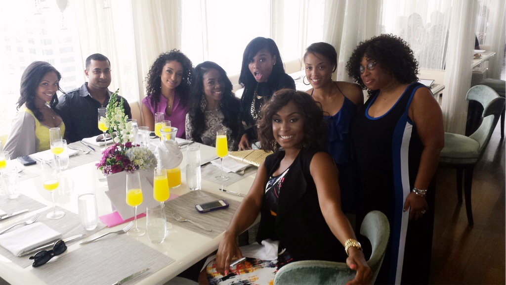 Angell Conwell, Sheila Legette, Chyna Layne, Tai Young and Mya, Mishael Morgan