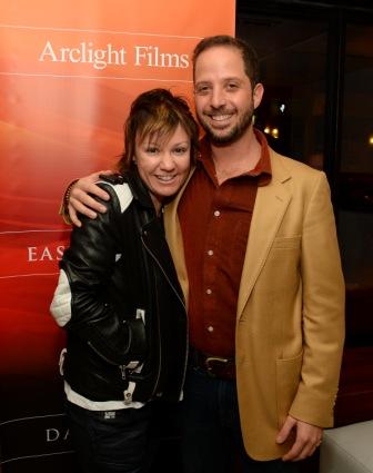 Sarah Spillane and Lon Haber at the 2013 Arclight Films AFM Cocktail Party