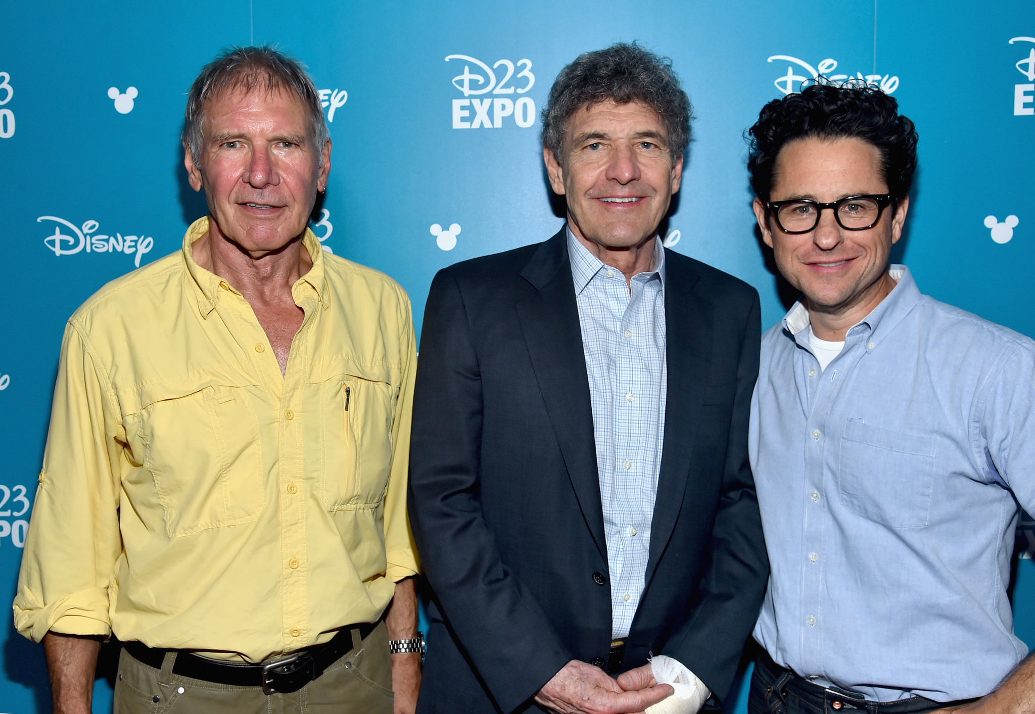 Harrison Ford, J.J. Abrams and Alan Horn